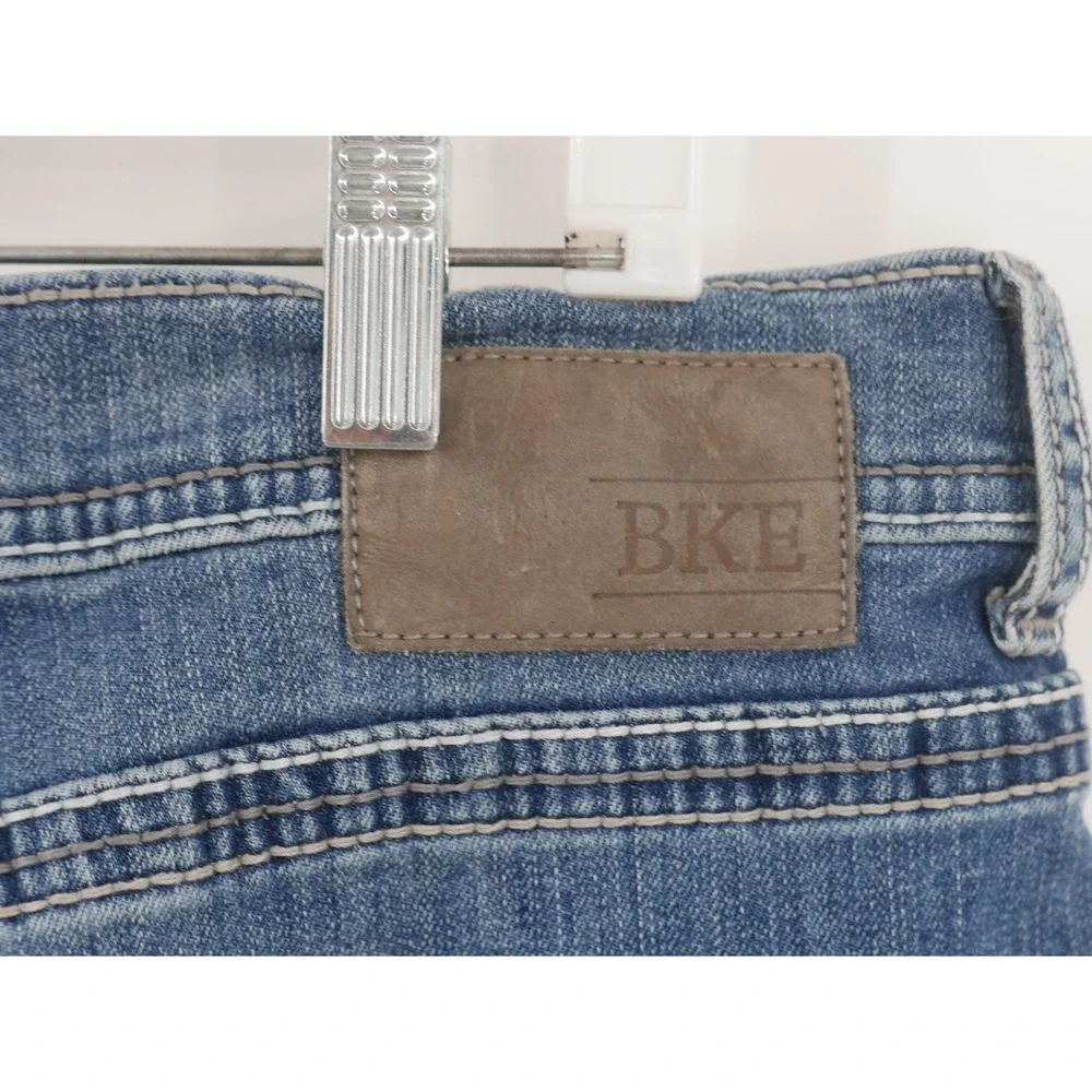 BKE Seth Jeans Blue Straight Leg Stretch Denim Medium Wash Casual Men's 36x31